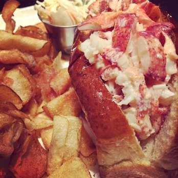 Row 34 - Seaport - Buttered lobster roll. - New American Near Me - Boston, Massachusetts Row 34 - Seaport - Buttered lobster roll. - New American Near Me - Boston, Massachusetts
