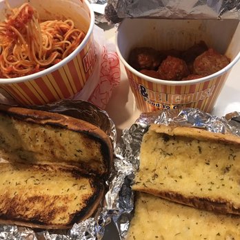By The Bucket - 1 bucket of Spaghetti, 10 meatballs, 2 loaves of bread! $30 - Italian Near Me - Payson, Arizona