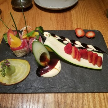 Ozumo - Shacho Makimono - lobster, cilantro, jalapeno, tuna and aoli ..yum!!! - Sushi Bars Near Me - San Francisco, California