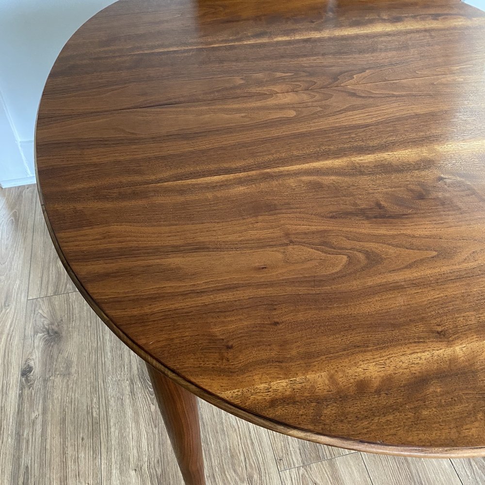 Vintage Concept - Oval walnut table - Used, Vintage & Consignment Near Me - West Hollywood, California