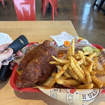 Dave's Hot Chicken - Dave's #Dave's #1 2 Tenders w/ Fries - Chicken Shop Near Me - Richardson, Texas