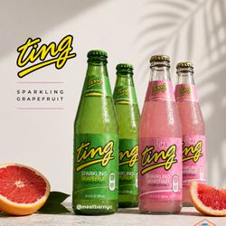 Meat Bar - Ting Sparkling Grapefruit available in case of 24. Also, available in bottle.