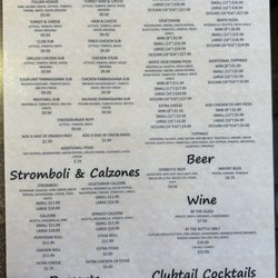 Little Italy - Menu