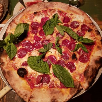 Lucali - Pepperoni pie - Italian Near Me - Miami Beach, Florida Lucali - Pepperoni pie - Italian Near Me - Miami Beach, Florida