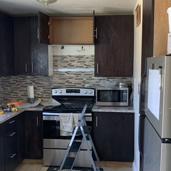 Cotfort Construction and Remodeling  - Microwave before - General Contractors Near Me - Campbell, California