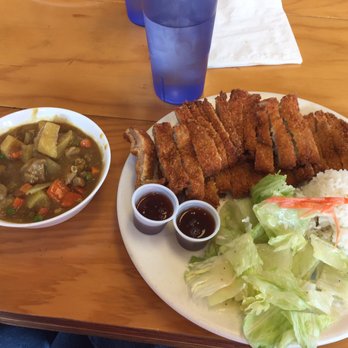 Joy Teriyaki - Chicken curry katsu. Not sure how to eat this. - Japanese Near Me - Vancouver, Washington