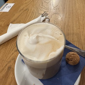 Le Vespe Cafe - The hot amoretto coffee. It came with two little delicious cookies. - Breakfast & Brunch Near Me - Florence, FI