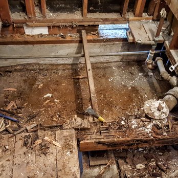 CK Construction - a view of a bathroom that is under construction - General Contractors Near Me