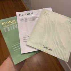 Deeply hydrating masks.
