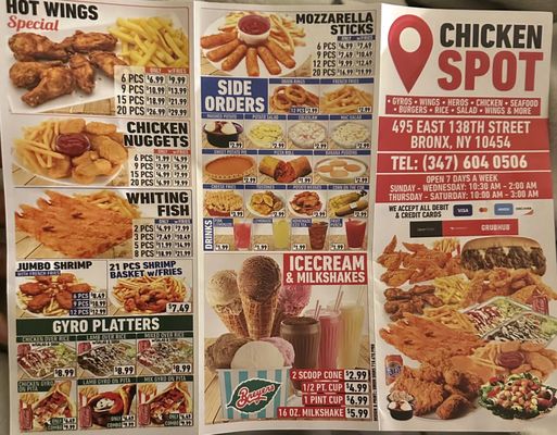 Menu photo 2 Chicken Spot New York, NY Menu photo 2 Chicken Spot New York, NY