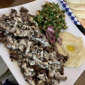 Levant Cafe & Grill - Levant Shawarma w/ Babaganoush ,Lebanese tabbouleh as my sides and pita - Mediterranean Near Me - Cedar Park, Texas Levant Cafe & Grill - Levant Shawarma w/ Babaganoush ,Lebanese tabbouleh as my sides and pita - Mediterranean Near Me - Cedar Park, Texas