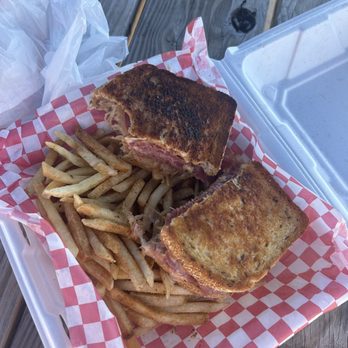 Arney’s Bayside Grill - AMAZING Ruben!!!! - Burgers Near Me - Galveston, Texas