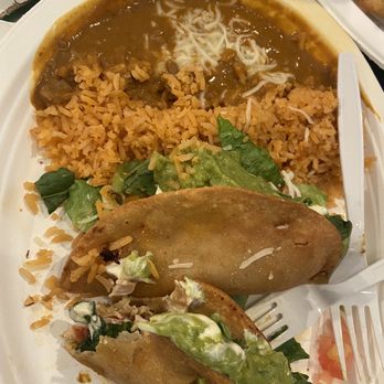 Tio's Tacos - 2 hard shell taco plate - Mexican Near Me - Riverside, California