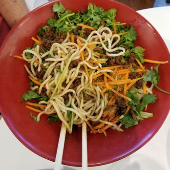 Beijing Noodle - Beijing Noodles with Pork Bean Sauce - Chinese Near Me - Fort Collins, Colorado Beijing Noodle - Beijing Noodles with Pork Bean Sauce - Chinese Near Me - Fort Collins, Colorado
