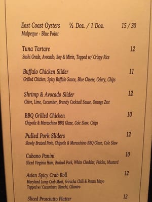 Menu photo 6 The Summit Bar New York, NY