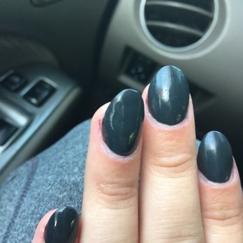 LiLy Nails & Spa - Old polish left on, no base coat, horrible paint job, bumpy acrylic - Nail Salons Near Me - Springfield, Virginia