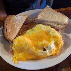 Buzz Inn Steakhouse - Denver Omelet for $14.99.