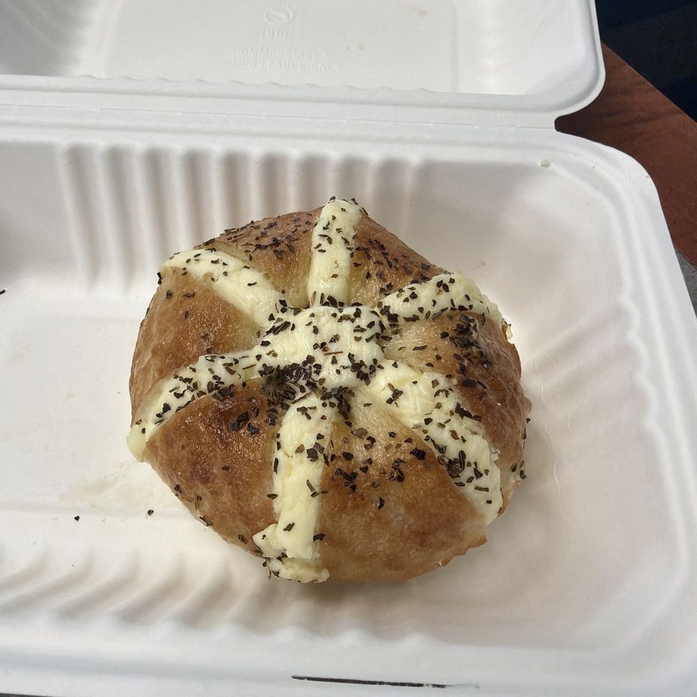 Moody Brews - Garlic Herbed stuff bagel - Coffee & Tea Near Me - Belleville, Michigan Moody Brews - Garlic Herbed stuff bagel - Coffee & Tea Near Me - Belleville, Michigan