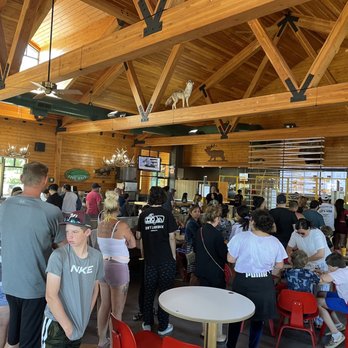 McDonald's - Long line!!!! Folks standing over others while they eat. - Fast Food Near Me - Wisconsin Dells, Wisconsin