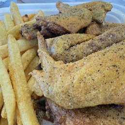 Wings and fries Wings and fries