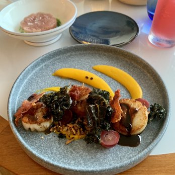 Hau Tree - Best scallops with crisp prosciutto - Seafood Near Me - Honolulu, Hawaii Hau Tree - Best scallops with crisp prosciutto - Seafood Near Me - Honolulu, Hawaii