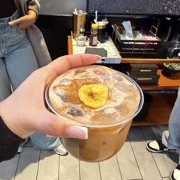 Banana bread latte