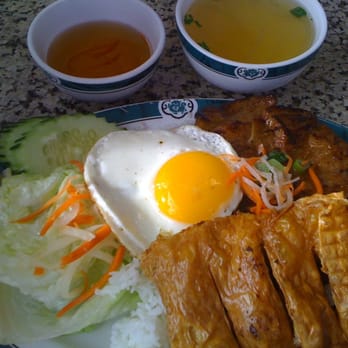 Pho Lee Hoa Phat - Rice Plate w/ pork chop, egg, shrimp cake - Vietnamese Near Me - Vacaville, California Pho Lee Hoa Phat - Rice Plate w/ pork chop, egg, shrimp cake - Vietnamese Near Me - Vacaville, California