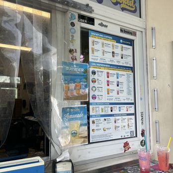 CALI COFFEE - Menu by the window, including QR link - Coffee & Tea Near Me - Hollywood, Florida CALI COFFEE - Menu by the window, including QR link - Coffee & Tea Near Me - Hollywood, Florida