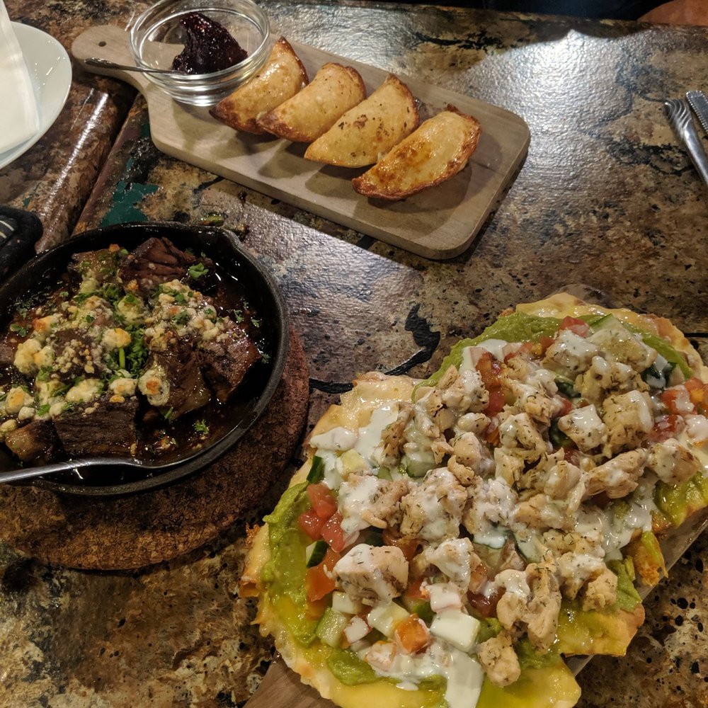 The Tangled Tumbleweed - Prime rib skillet, won tons, lavash - Tapas/Small Plates Near Me - Scottsbluff, Nebraska The Tangled Tumbleweed - Prime rib skillet, won tons, lavash - Tapas/Small Plates Near Me - Scottsbluff, Nebraska