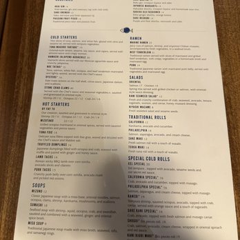 Noe Sushi Bar - Menu - Sushi Bars Near Me - South Miami, Florida