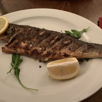 Restaurant Orontes - Sea bass - head and all. Amazing - Turkish Near Me - Amsterdam, New Hampshire