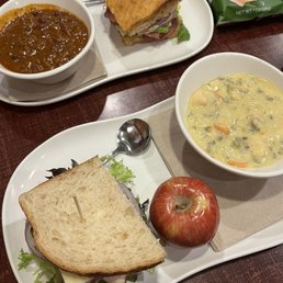 Toasted Italiano Turkey & Cheddar Sandwich Turkey Cream of Chicken & Wild Rice Soup Hearty Fireside Chili Toasted Italiano Turkey & Cheddar Sandwich Turkey Cream of Chicken & Wild Rice Soup Hearty Fireside Chili