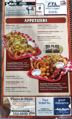 Menu photo 5 The Tin Plate Elwood, IN Menu photo 5 The Tin Plate Elwood, IN