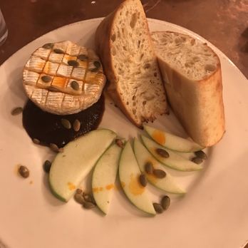 Prohibition Kitchen - Apple Butter Brie Cheese small plate. Very tasty combination - Bars Near Me - St. Augustine, Florida Prohibition Kitchen - Apple Butter Brie Cheese small plate. Very tasty combination - Bars Near Me - St. Augustine, Florida