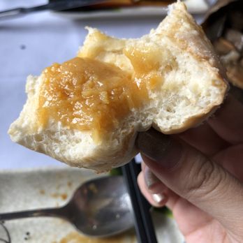 Nani Restaurant - Baked creamy egg yolk bun- rich fillings - Dim Sum Near Me - Madison, Wisconsin