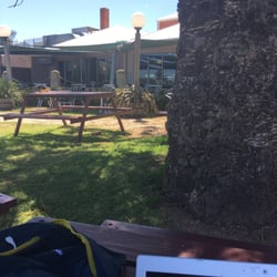 Nagambie Lakes Entertainment Centre - Beer garden lake is behind me