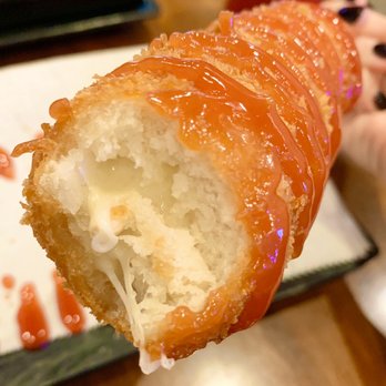The Basac - Cheese corn dog. So good - Korean Near Me - Flushing, New York The Basac - Cheese corn dog. So good - Korean Near Me - Flushing, New York