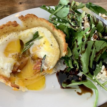 The Gathering Cafe - Regular egg nest, full of bacon and with the egg over easy - Breakfast & Brunch Near Me - Ocala, Florida The Gathering Cafe - Regular egg nest, full of bacon and with the egg over easy - Breakfast & Brunch Near Me - Ocala, Florida