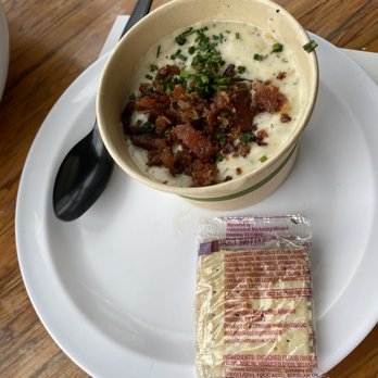 Slapfish - Small New England Clam Chowder - Seafood Near Me - Park City, Utah Slapfish - Small New England Clam Chowder - Seafood Near Me - Park City, Utah