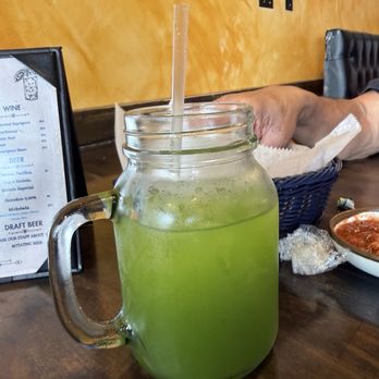 Casa Agave Restaurant - Aqua Fresca pepino lime - Mexican Near Me - FAIRFIELD, California