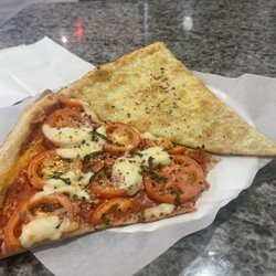 Frank's Pizza - Took a bite before the picture. They make a good pie.