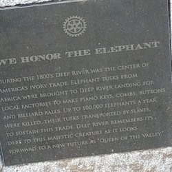We Honor the Elephant Marker and Statue