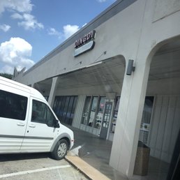 The outside of the place....it's near a thrift store