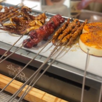 The Skewer Bar - Mini Beef Skewers, Squid Tentacles, Taiwanese Sausage, Lamb Skewers, Steam Bun - Chinese Near Me - San Jose, California