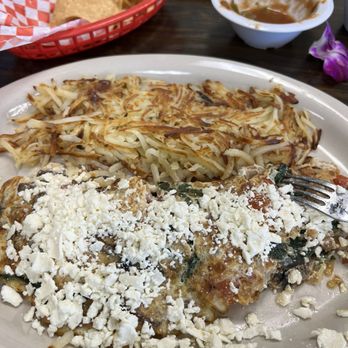 Ortega's Diner - Mediterranean omelette I think and hash browns - Mexican Near Me - Fontana, California