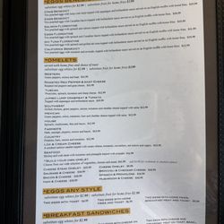 Nudy's Cafe - Menu