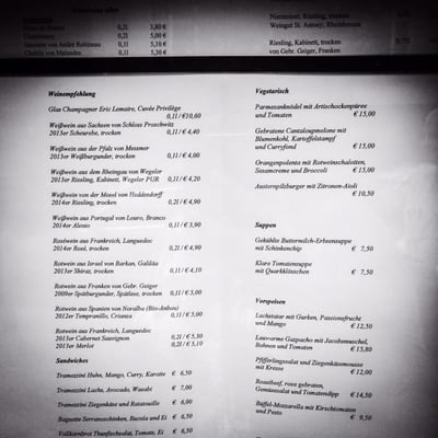 Menu photo 2 Café Wintergarten Berlin, BE