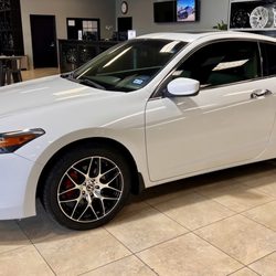 Maaco Auto Body Shop & Painting - The new paint makes the car look 10 years younger. Had to get new wheels to compliment the beautiful paint.