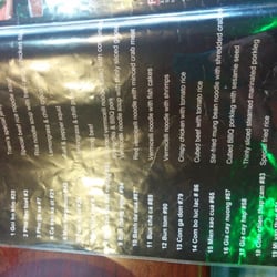 Tra Mi - Top 20 dishes. Surprised to see dog flavoured bbp porkleg dish in Oz