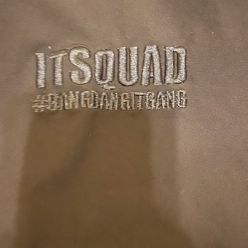iCustom Stoneridge Mall - This is the "final product" of the embroidery, the bottom line is practically illegible. - Screen Printing/T-Shirt Printing Near Me - Pleasanton, California iCustom Stoneridge Mall - This is the "final product" of the embroidery, the bottom line is practically illegible. - Screen Printing/T-Shirt Printing Near Me - Pleasanton, California